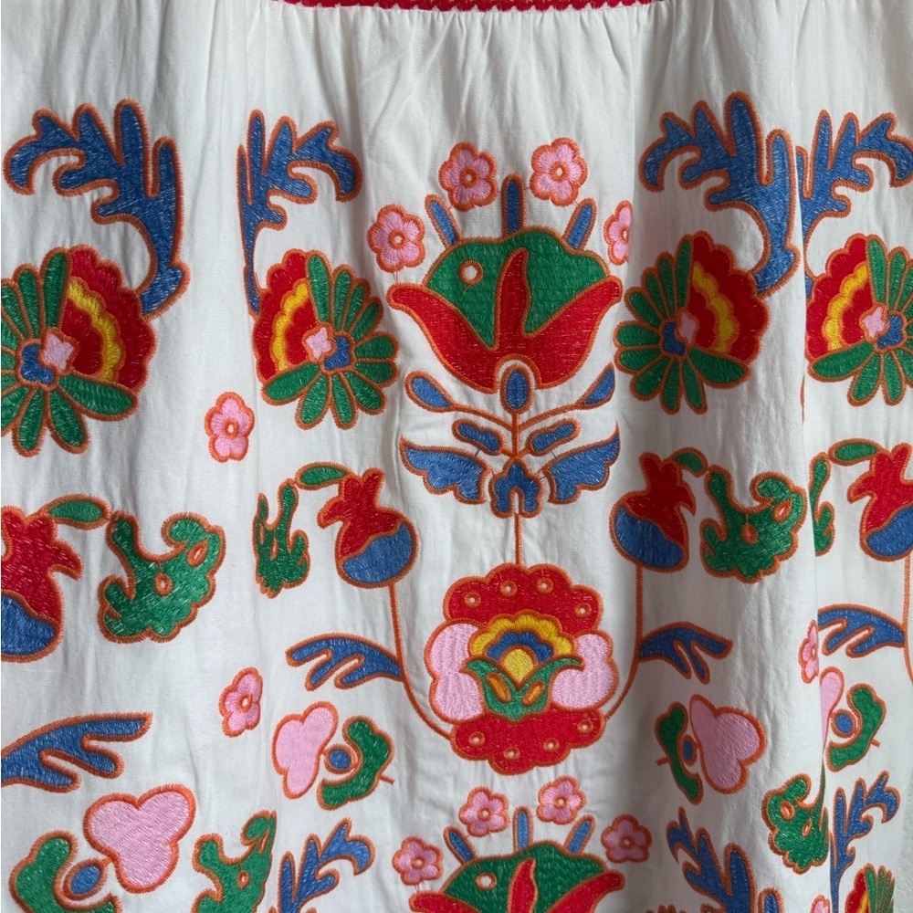 J. Marie Landon Midi Embroidered Dress - Picture 7 of 9